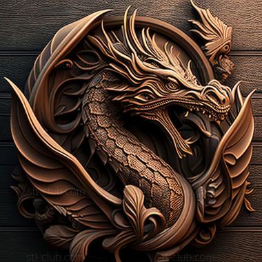 3D model st dragon (STL)